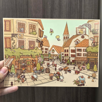 Summer Filter-DIY 3D Miniature Sticker Scene