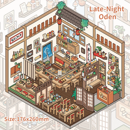 Japanese Series--DIY 3D Miniature Sticker Scene