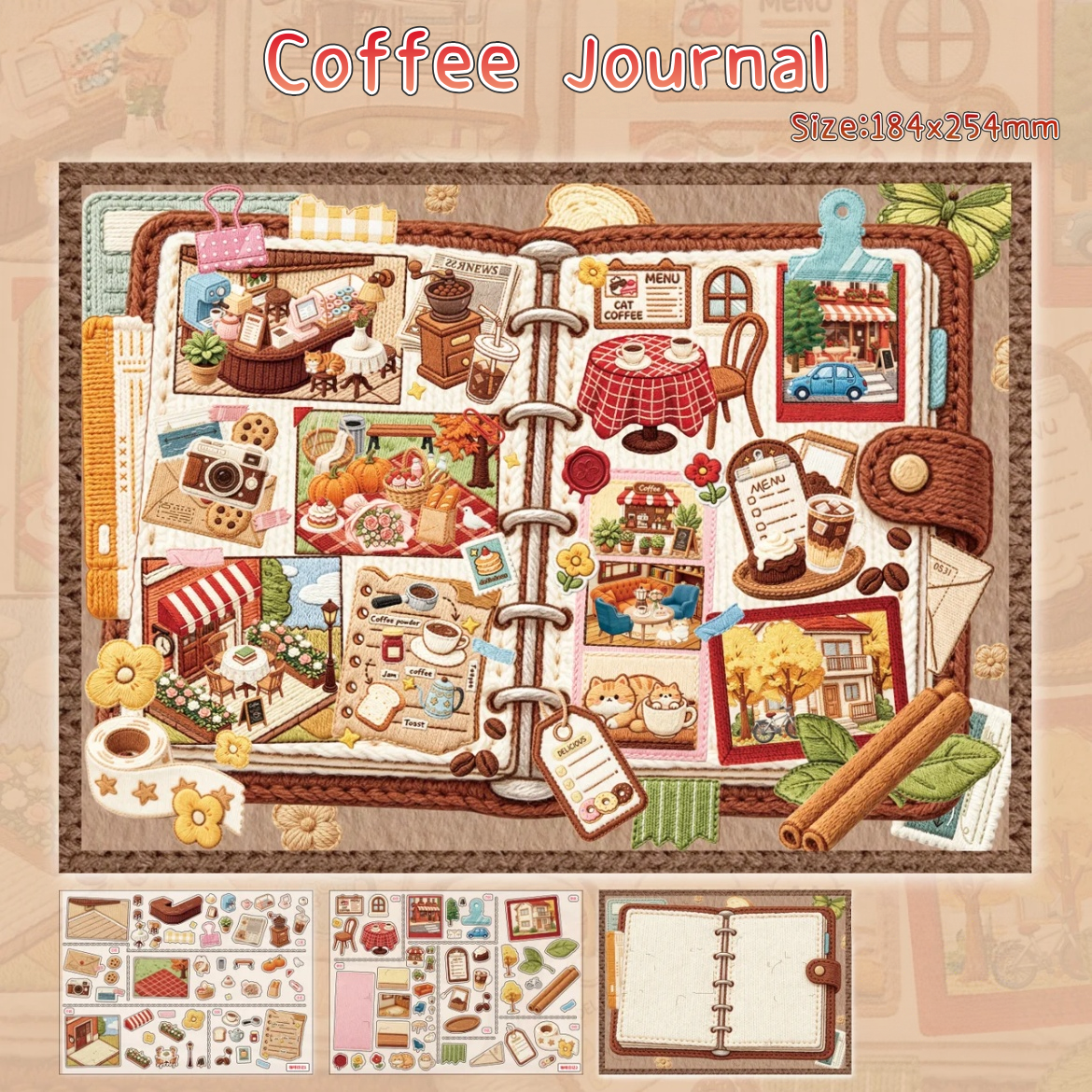 Wonder Wander Vol.4-DIY 3D Miniature Sticker Scene