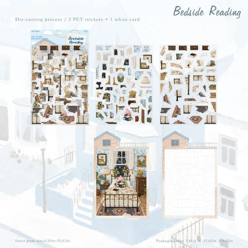 Moments of Cat-DIY 3D Miniature Scene Sticker