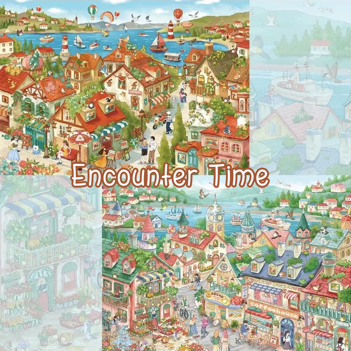 Encounter Time Collection-DIY 3D Miniature Sticker Scene