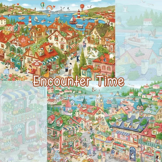 Encounter Time Collection-DIY 3D Miniature Sticker Scene