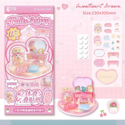 Crystal Worldlet-3D Stackable Sticker