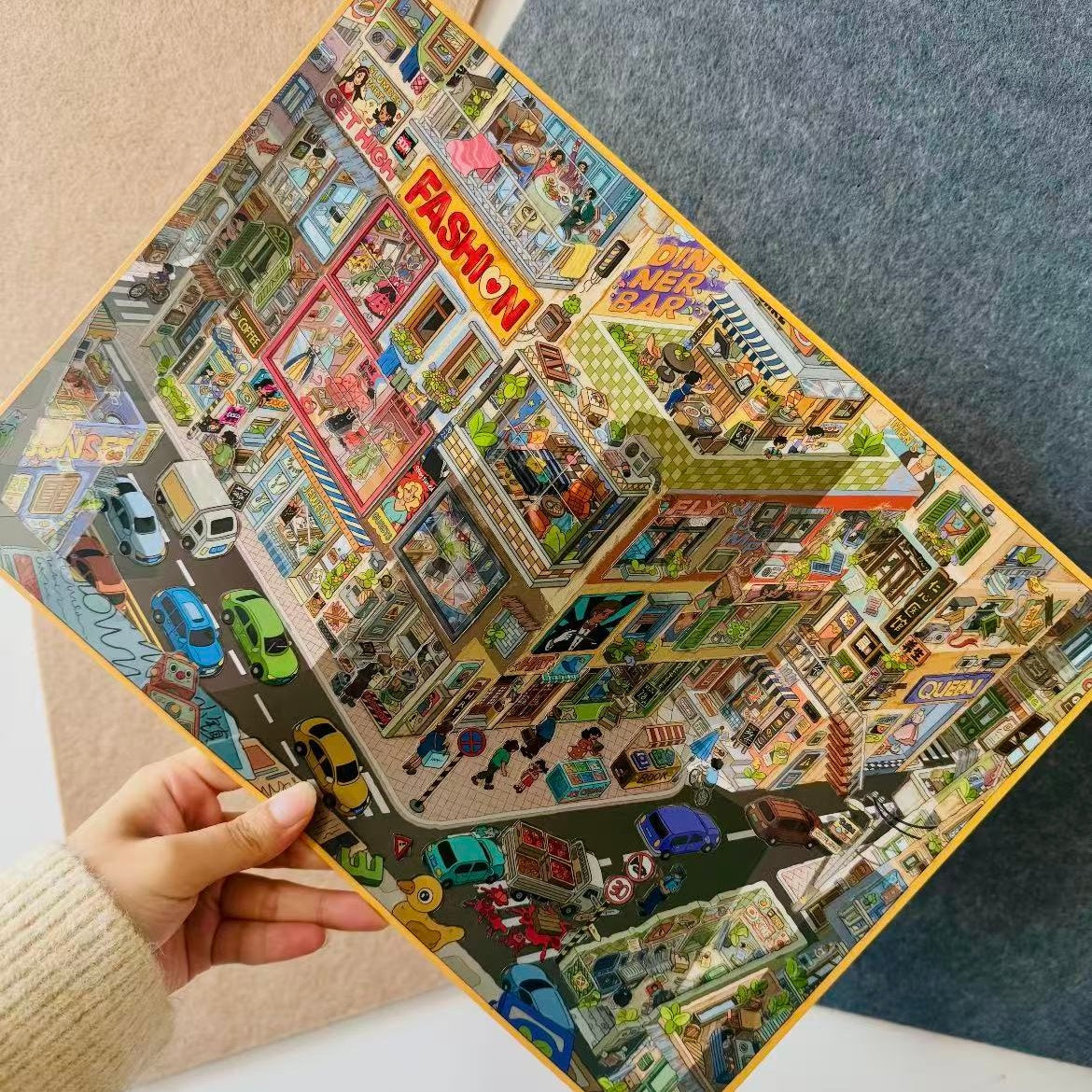 Twilight Hide-DIY 3D Miniature Scene Sticker