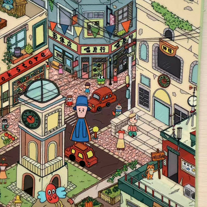 Twilight Hide-DIY 3D Miniature Scene Sticker