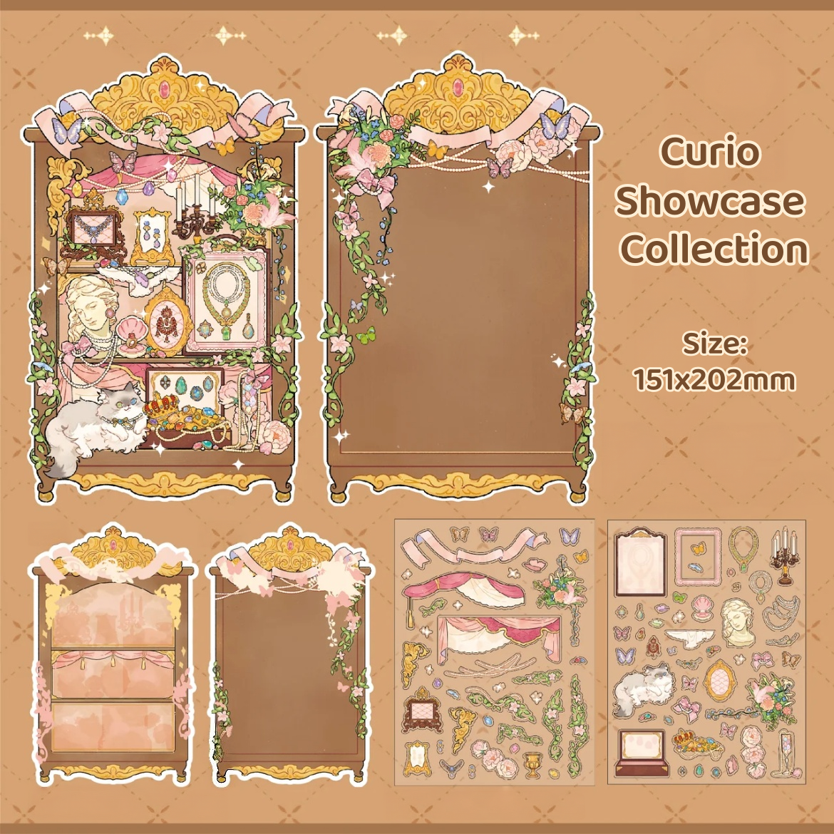 Curio Window Series-DIY 3D Miniature Sticker Scene