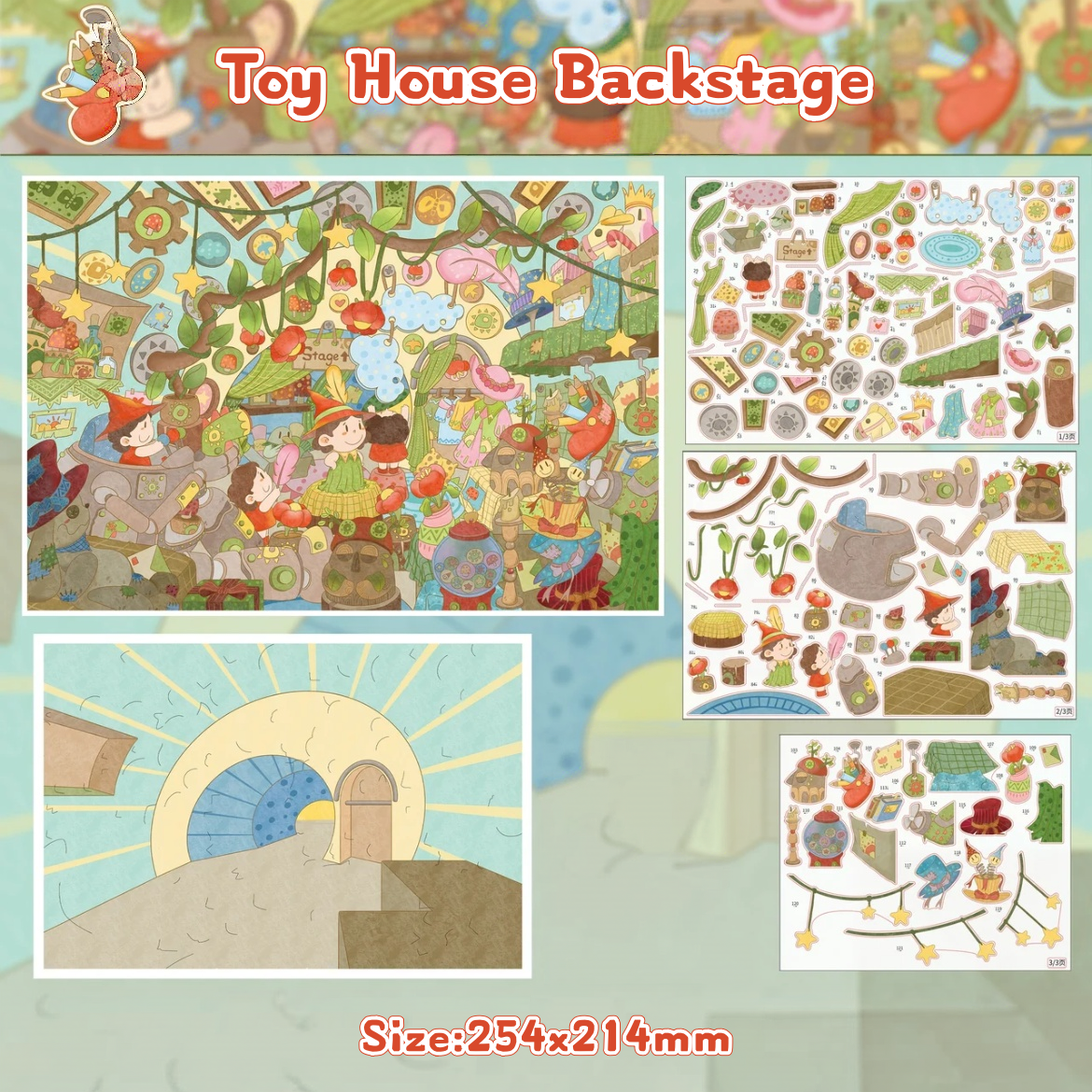 Fable Grove-DIY 3D Miniature Sticker Scene