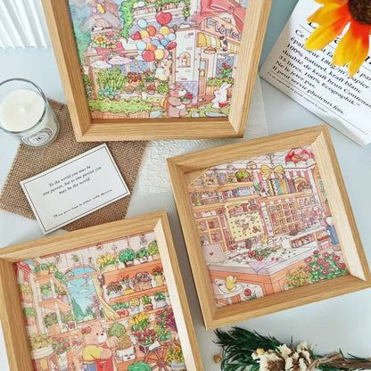 Flower Shop Series-DIY 3D Miniature Scene Sticker