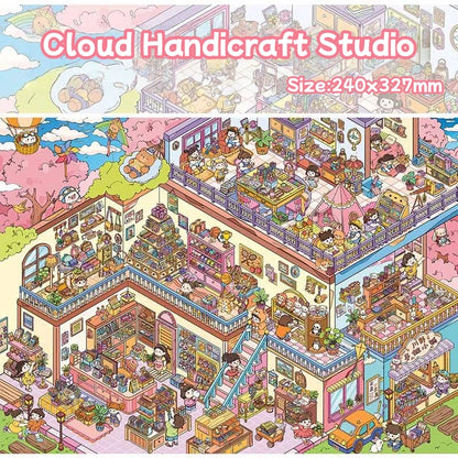 Soft Moments-DIY 3D Miniature Scene Sticker