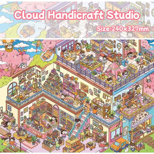 Soft Moments-DIY 3D Miniature Scene Sticker