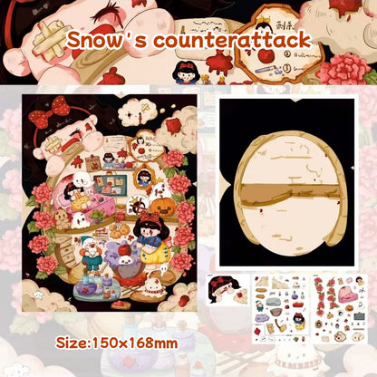 Twisted Fairy Tales-DIY 3D Miniature Sticker Scene